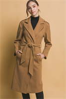 Camel Duster Coat w/ Belt