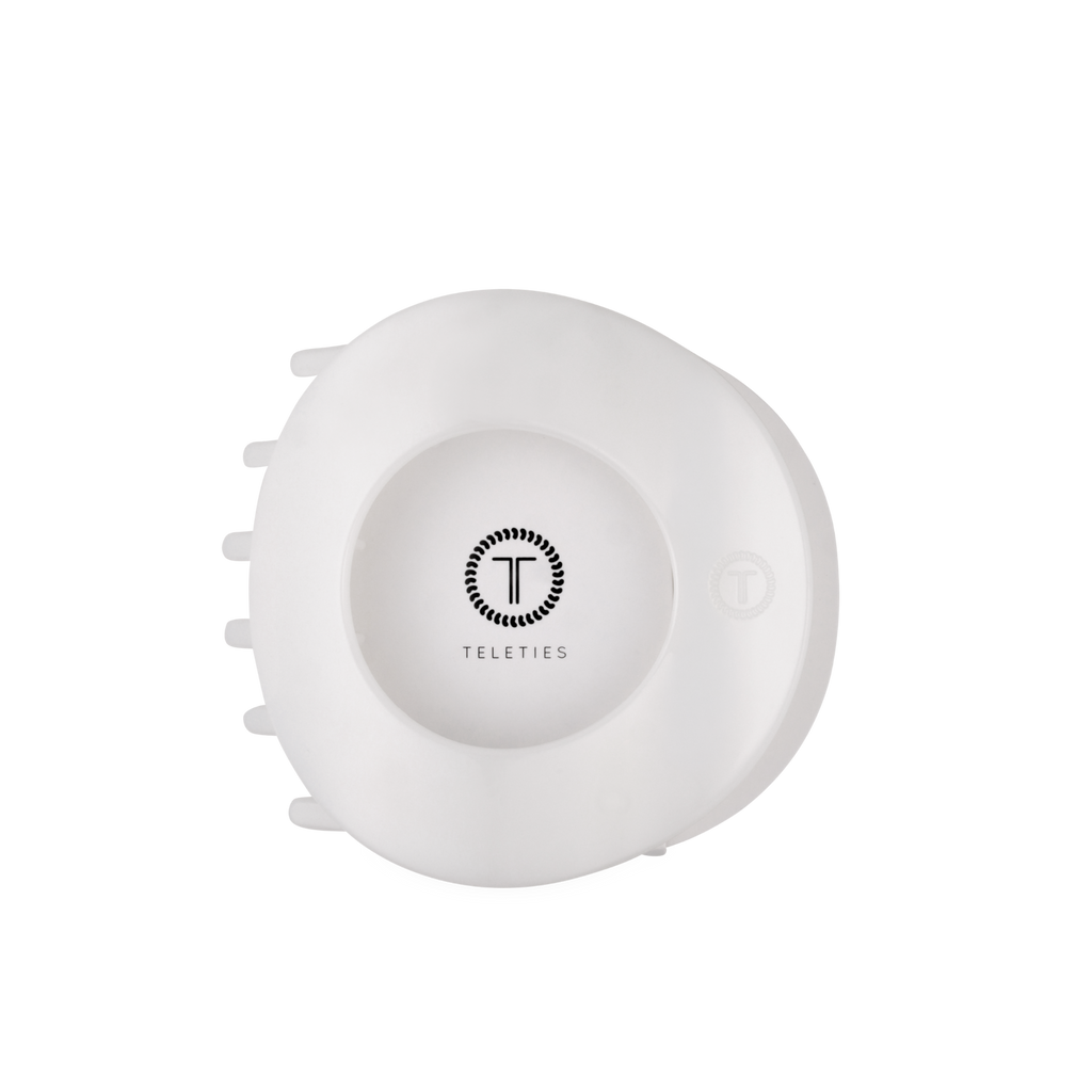 Coconut White | Large | Flat Circle Hair Clip