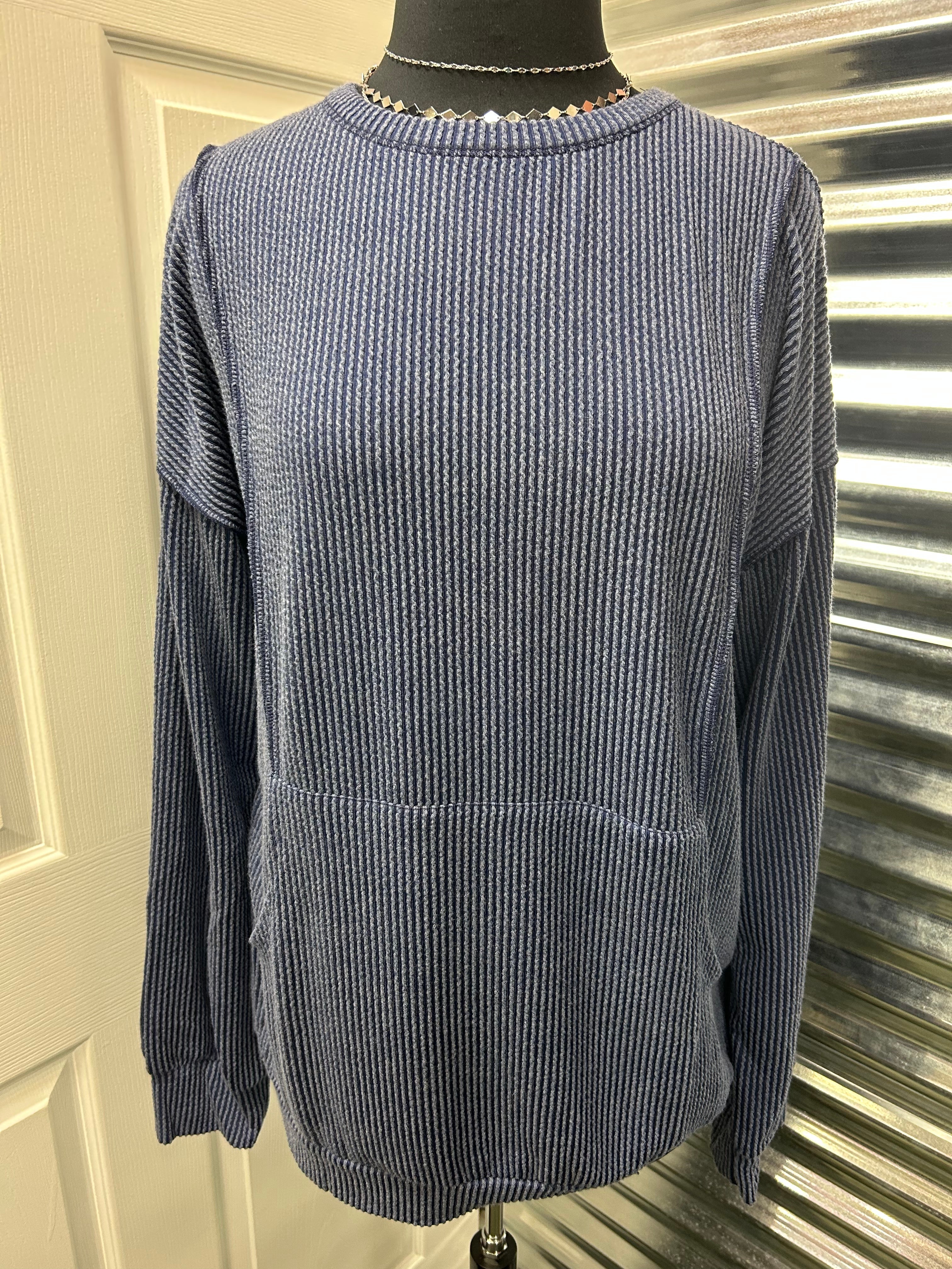 Pocket Ribbed Top