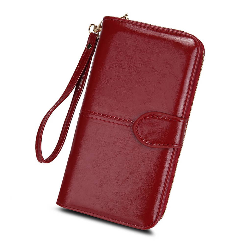 Fashion Zipper wallet: Green