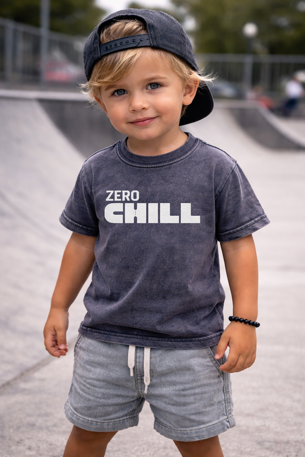 Zero Chill | Boys Vintage Graphic Tee: 3/4