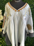 Embroidered Detail Top