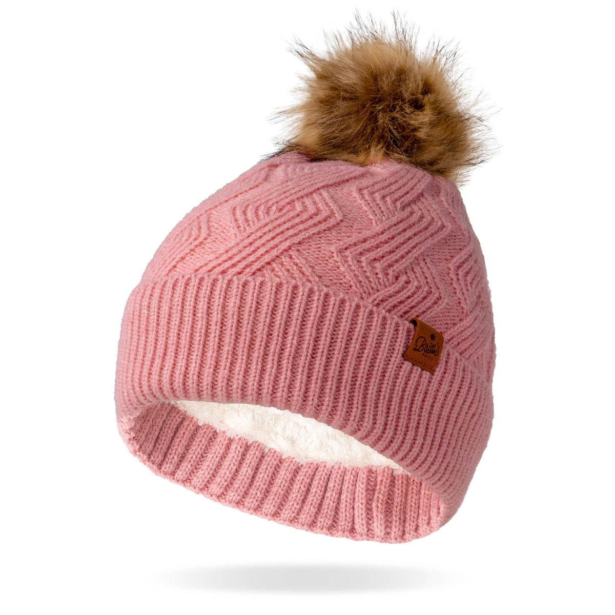 Britt's Knits Mainstay Pom Hat Open Stock: Green