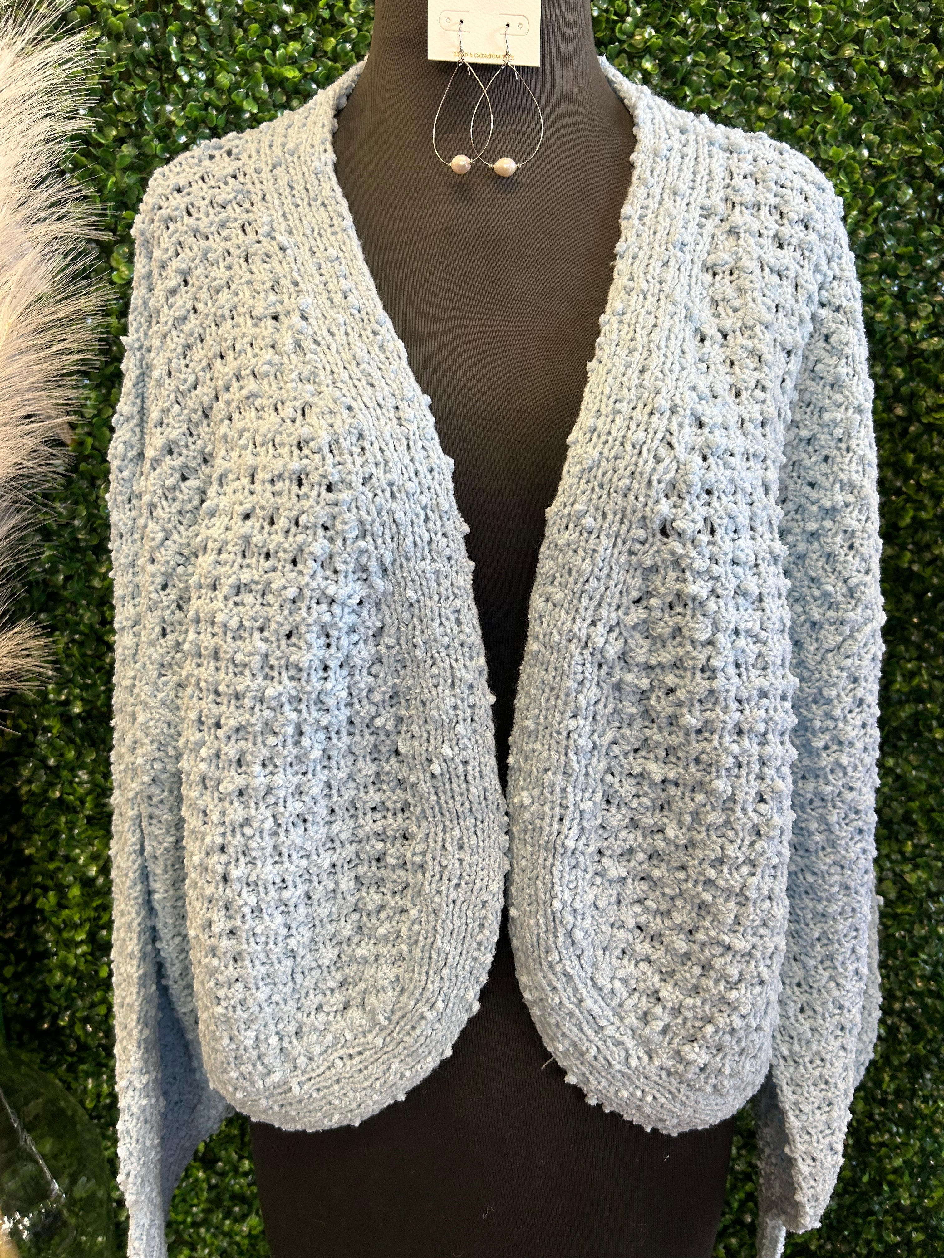 Blue Soft Cardi