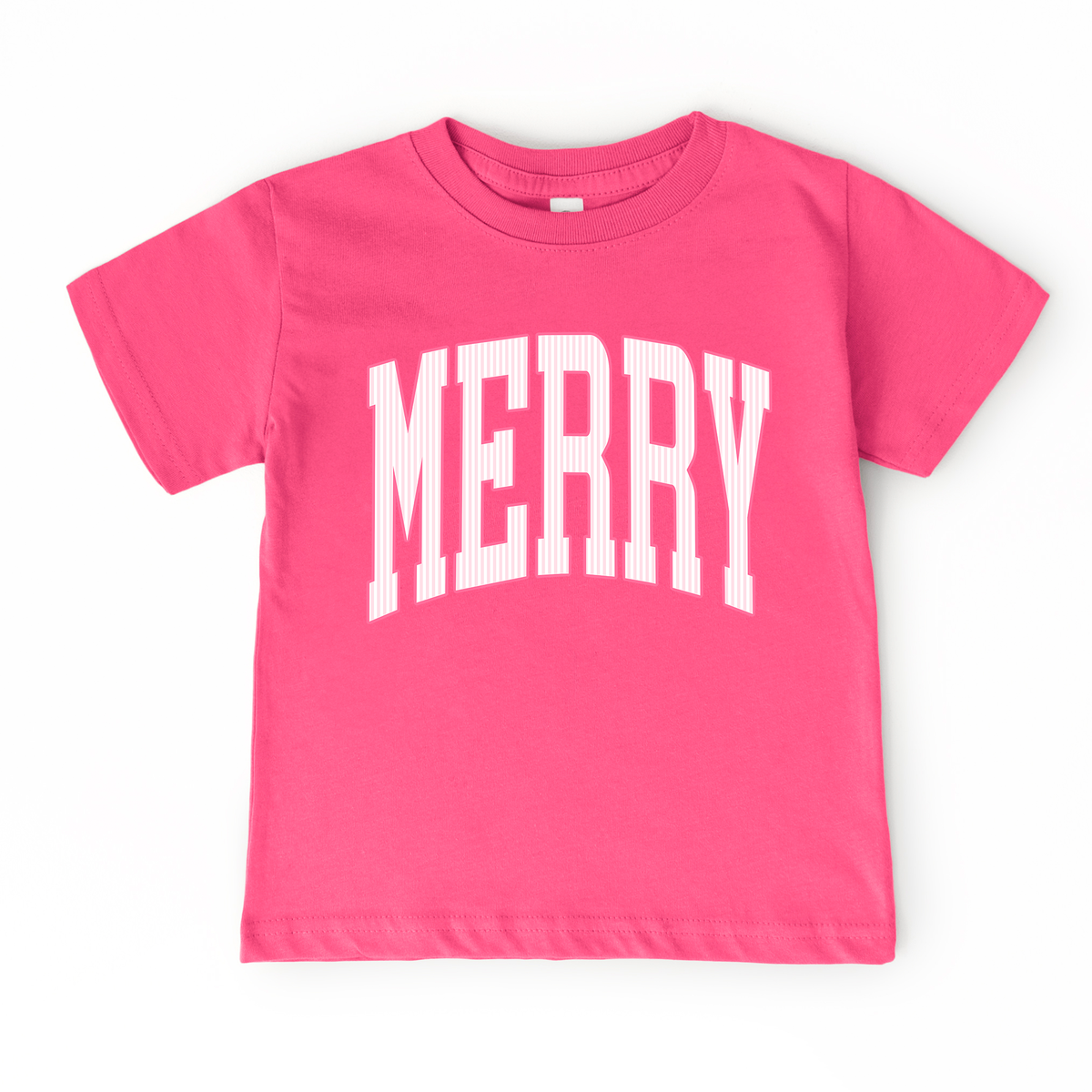 Merry | Pink Holiday Girls Christmas Sweatshirt: Green / 6/7 (YS) / Sweatshirt