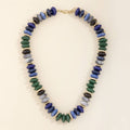 Chunky Saucer And Rondelle Bead Necklace: WGMT2