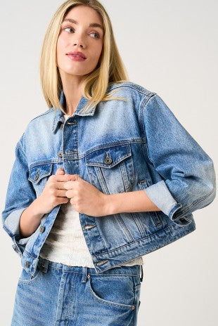 Cropped Denim Jacket