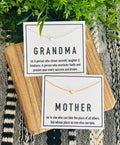 Stunning Mother's Day Heart Necklace & Stationery Card