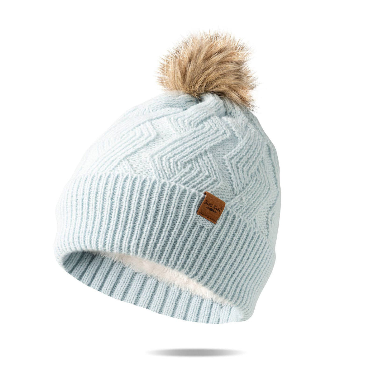 Britt's Knits Mainstay Pom Hat Open Stock: Green