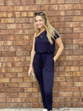 Navy Jumpsuit