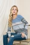 Denim Print Henley