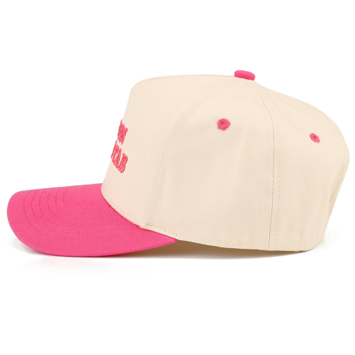 C.C Junior PUT IT ON MY DAD'S TAB Two Tone Snapback Cap: Hot Pink