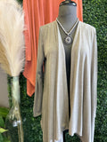 Natural & Soft Draped Cardi