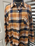 Roll Up Sleeve Plaid Shirt