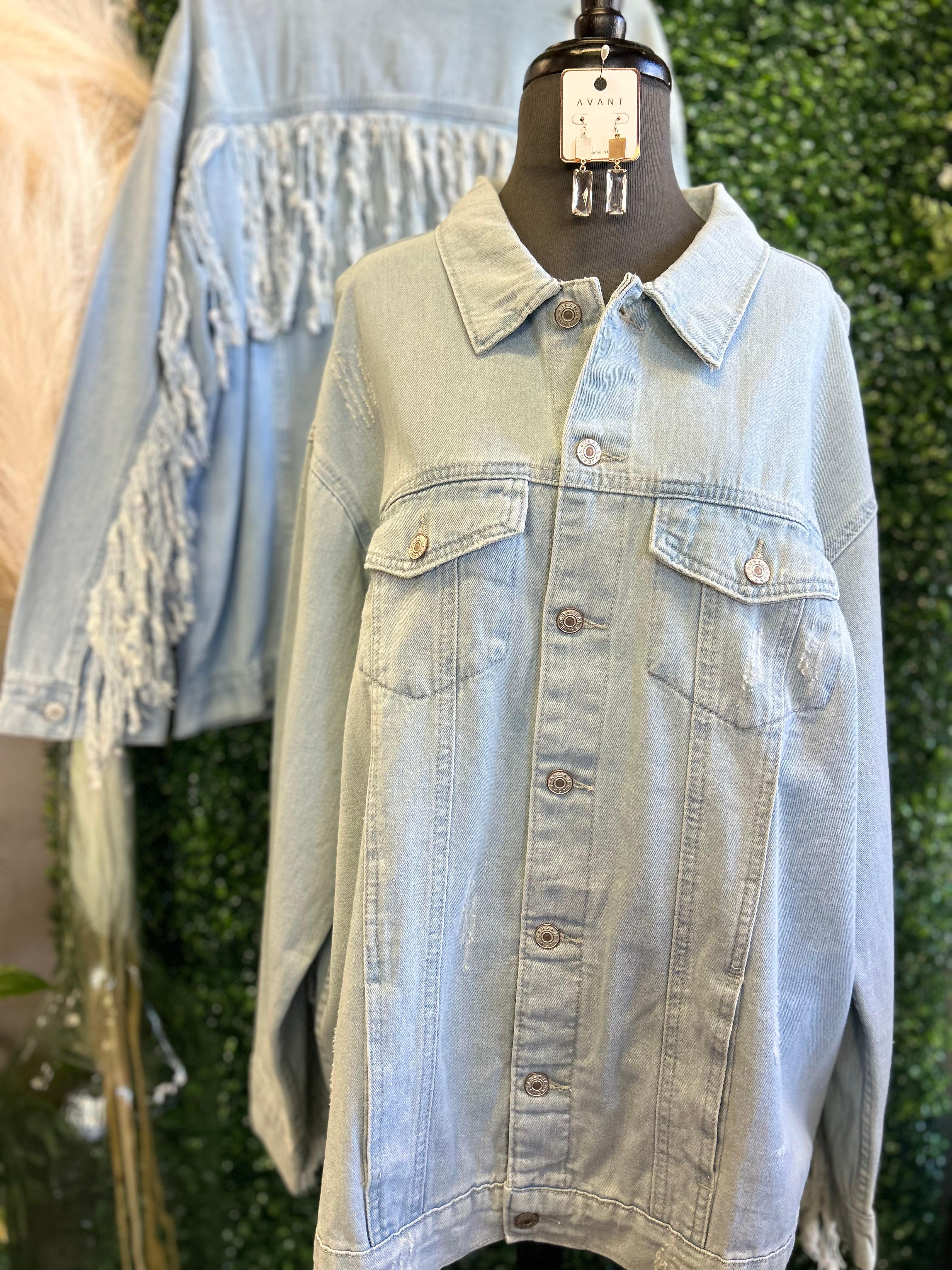 Fringe Denim Jacket