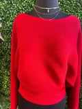 Bubble Sleeve Knit Sweater