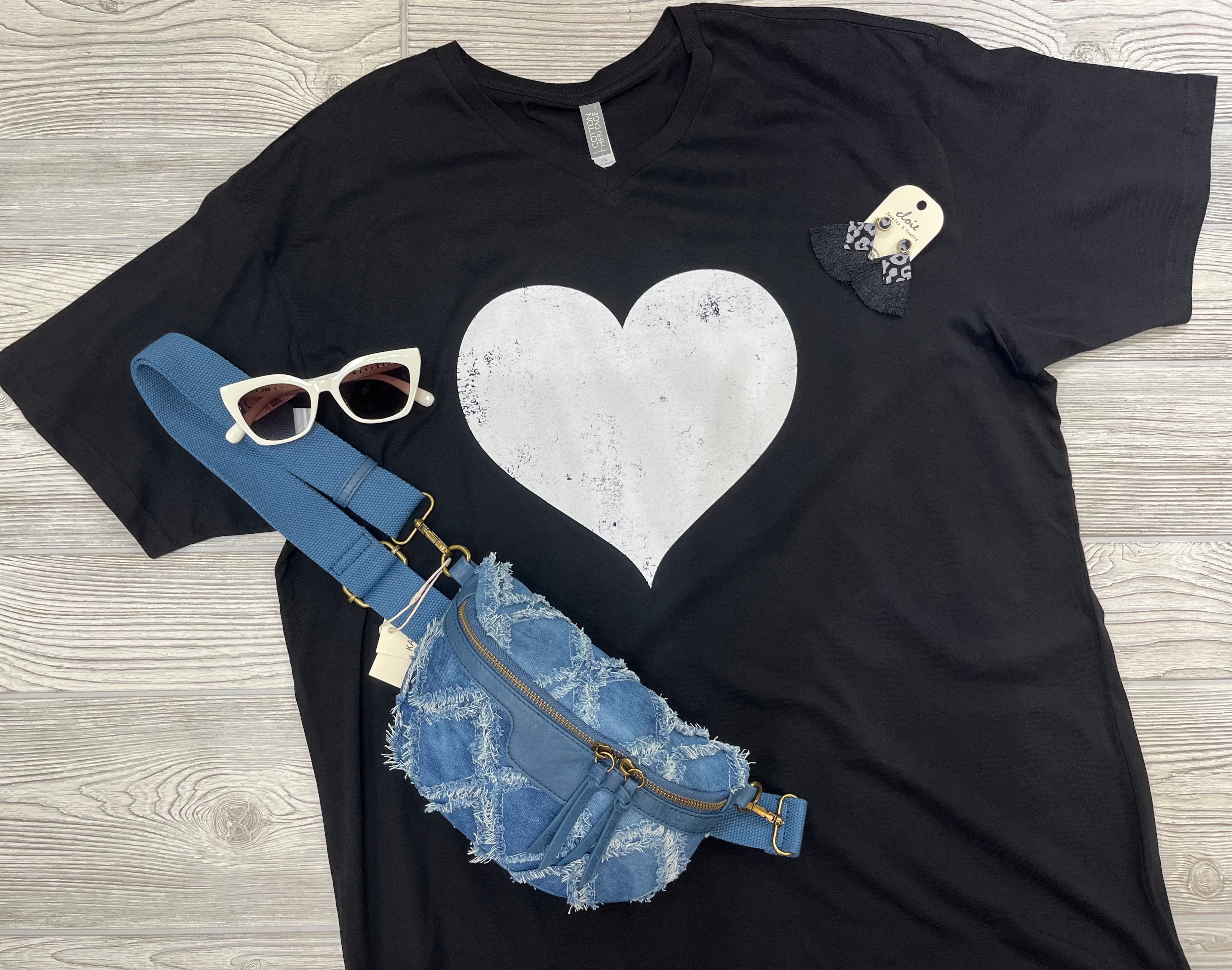 Vintage Heart Graphic Tee