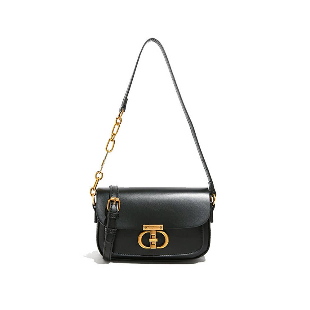 Retro Fashion Single Shoulder Bag: Brown