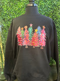 Tree Graphic Crew Sweatshirt
