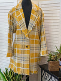 Mustard Plaid Shacket