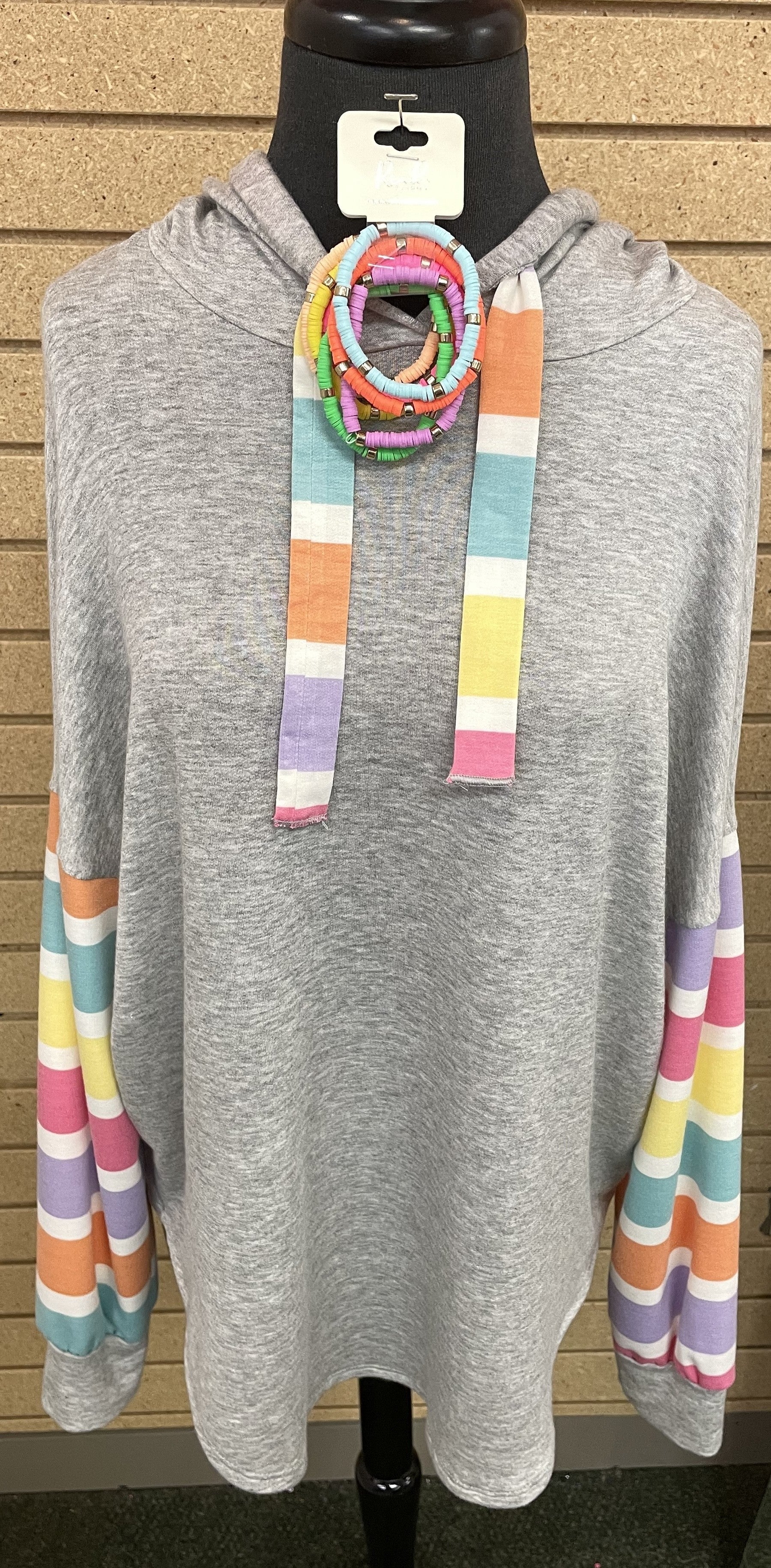 Sherbert Striped Hoodie