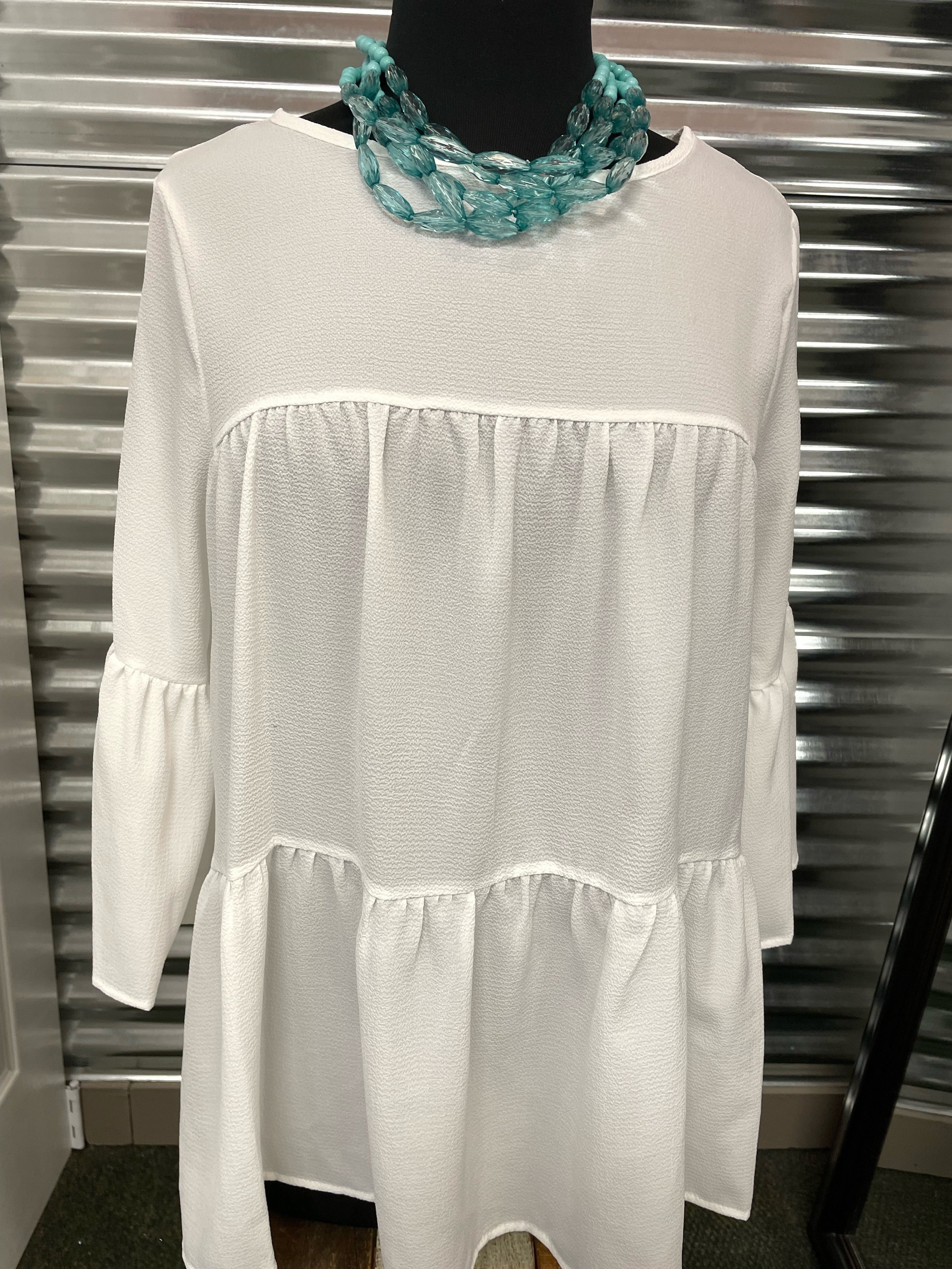 Tiered Bell Sleeve Top