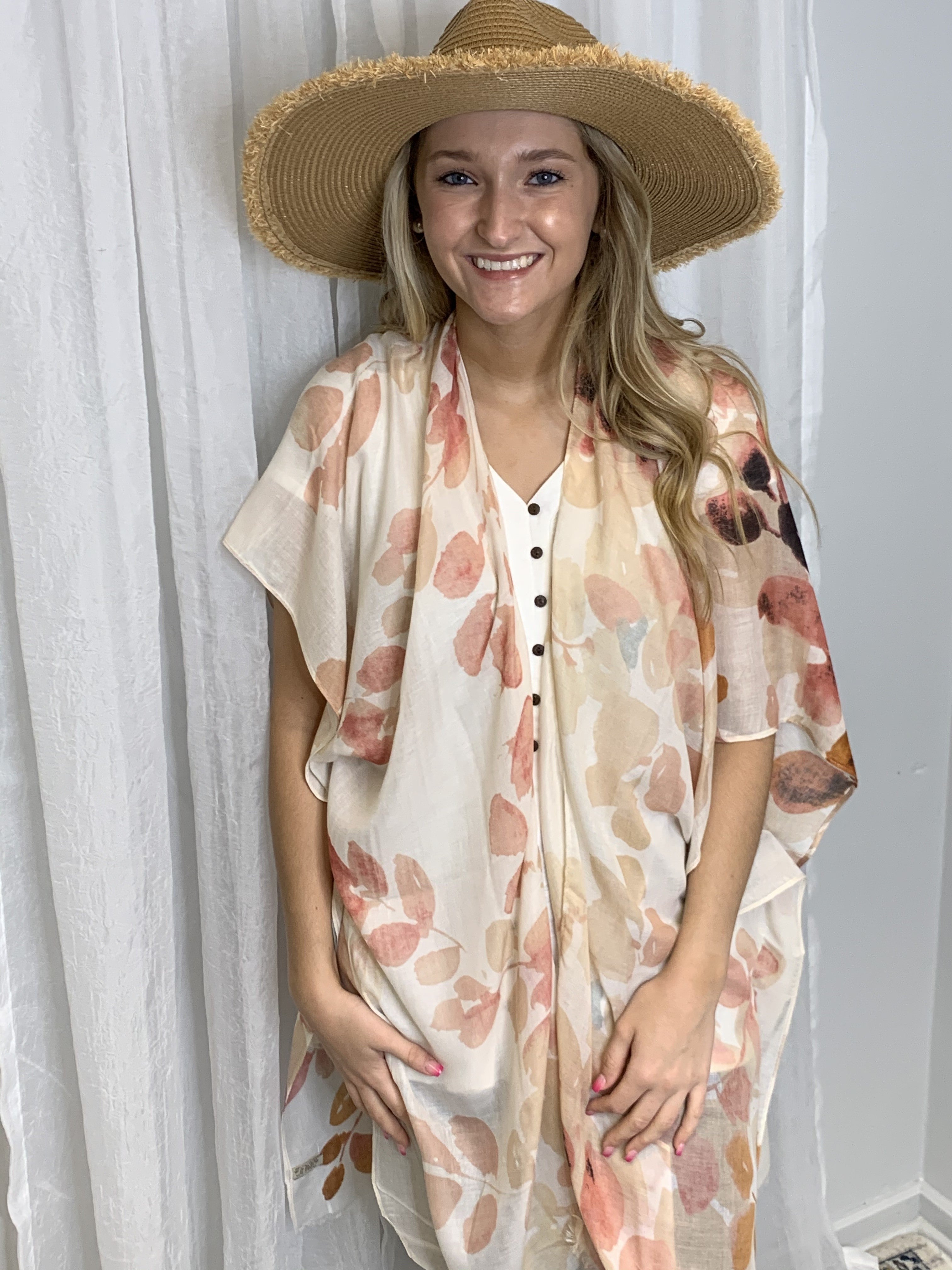 Pastel Floral Kimono