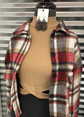 Cropped Mock Turtleneck
