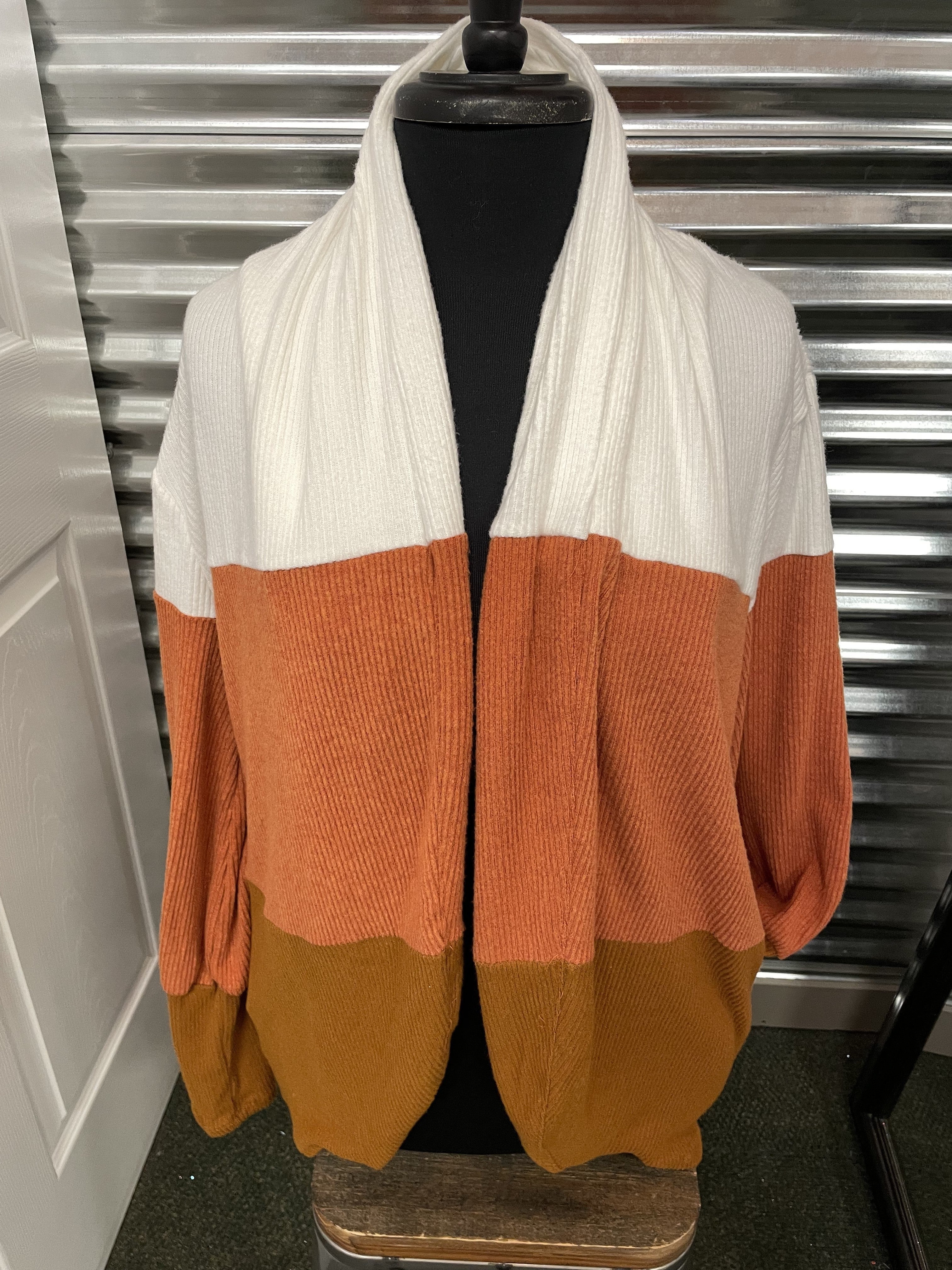 Color Block Cardi