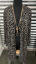 Ruffle Leopard Print Duster