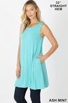 ivory sleeveless tunic