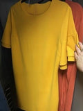Marigold shift dress