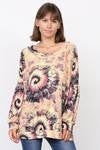 Boat Neck Swirl Tye Dye Tunic