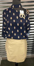 Chain Strap Cold Shoulder Top
