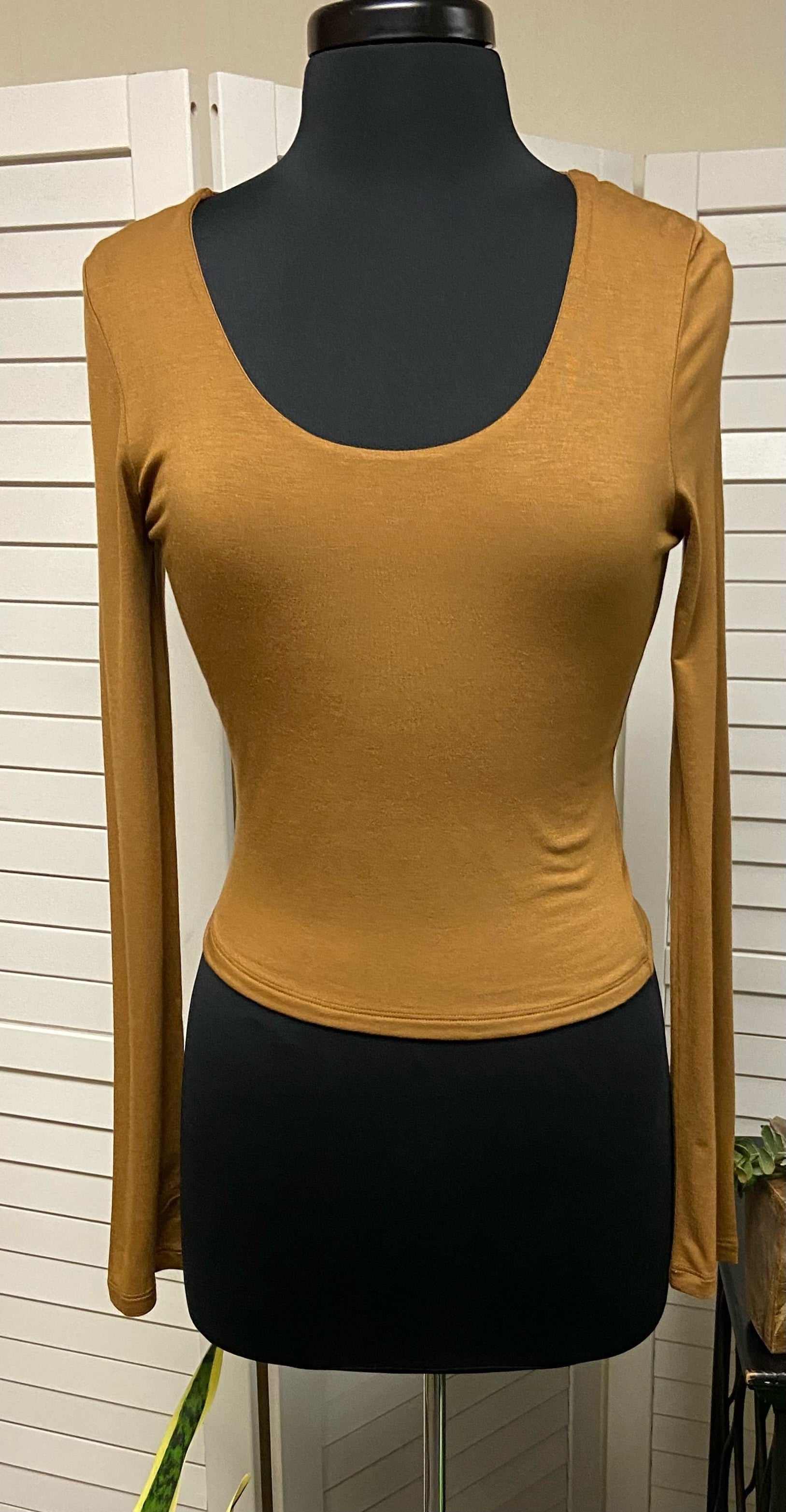 Camel Grop Top