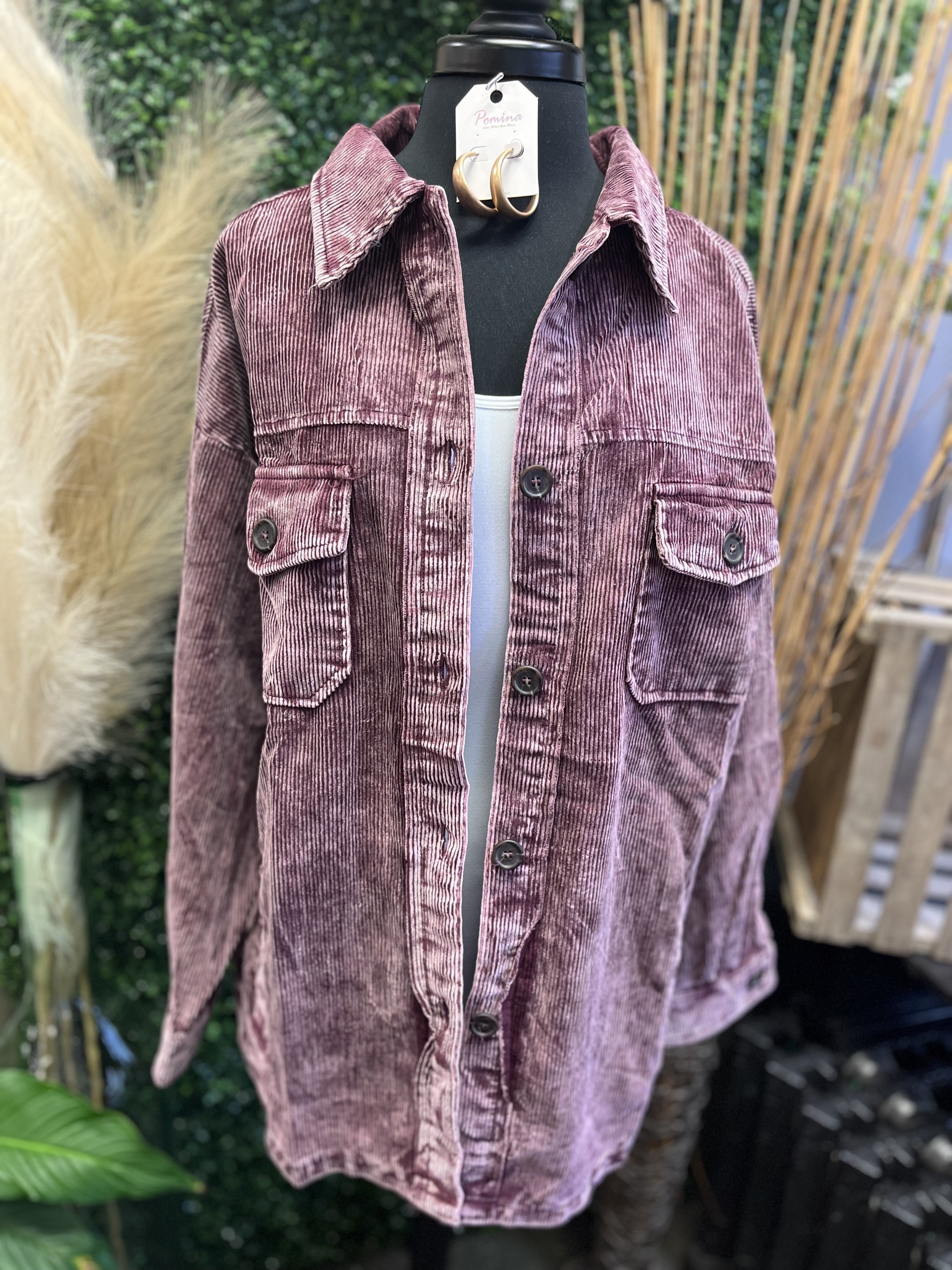 Premium Vintage Washed Corduroy Jacket