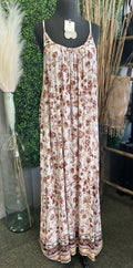 Floral Spaghetti Strap Maxi