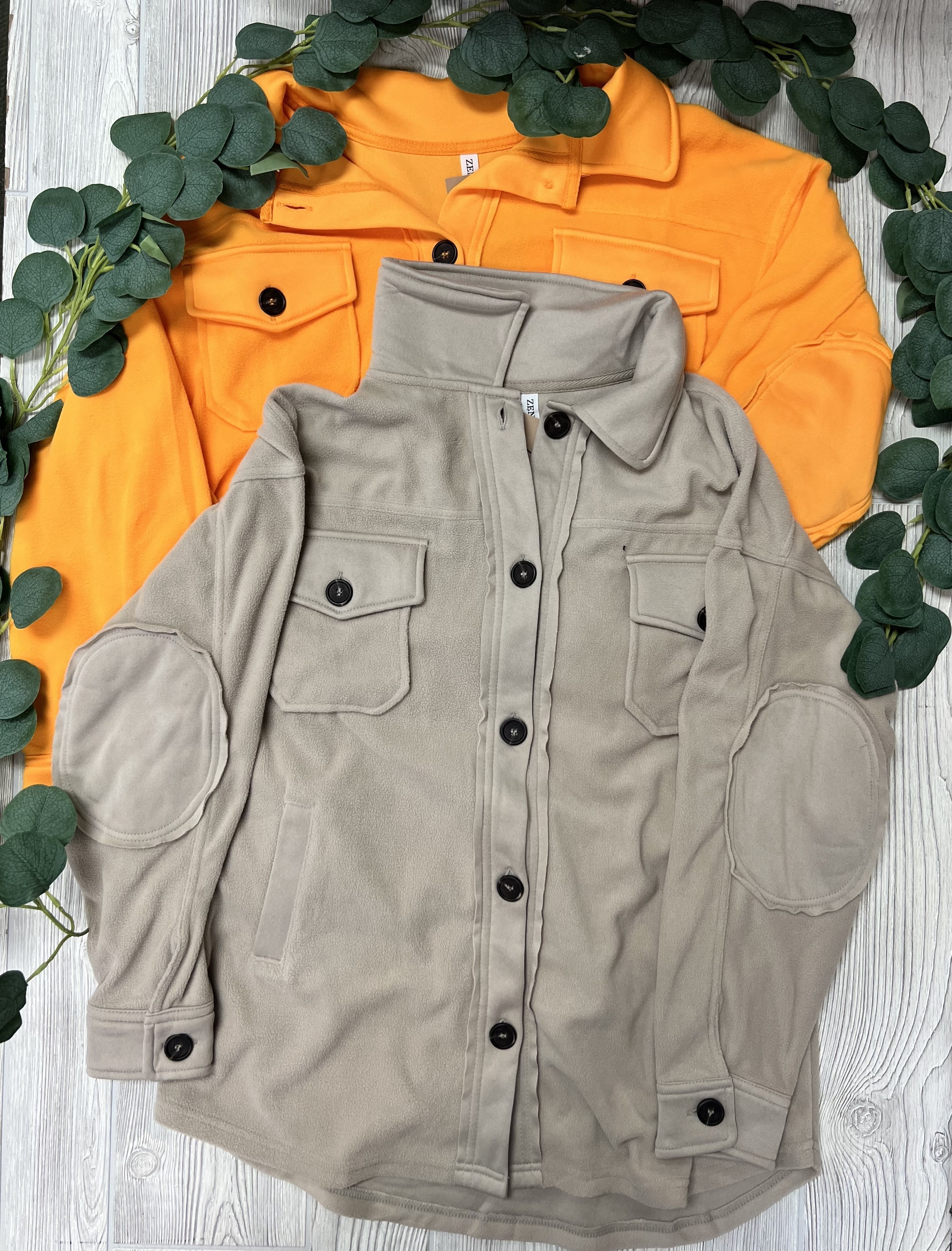 Oversized Basic Fleece Jacket