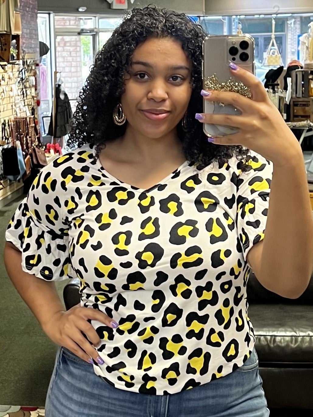 Neon Leopard Top