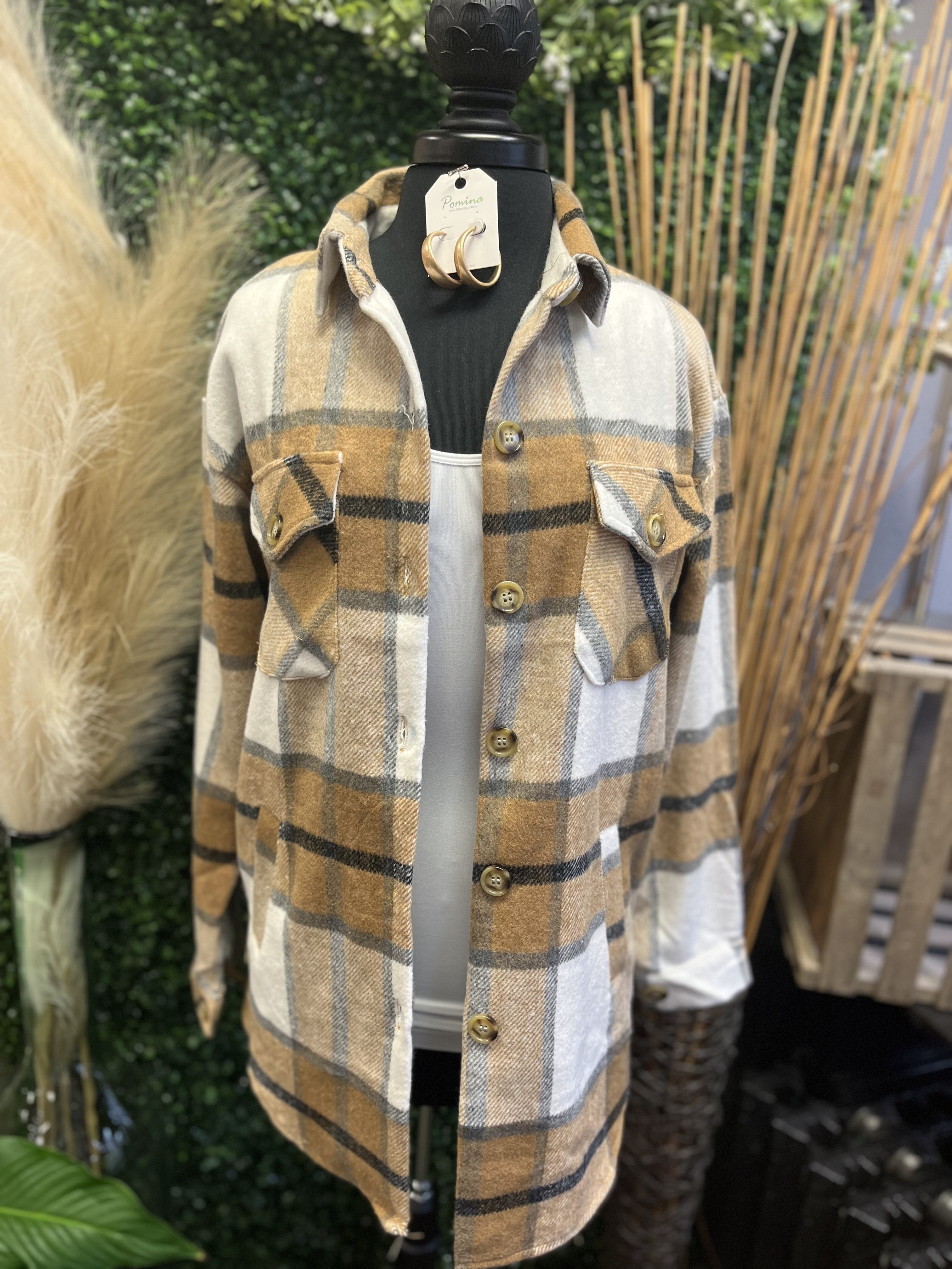 Knit Button Down Shacket