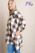 grey buffalo plaid shirt