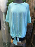 Polks Dot French Terry Top
