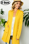 Mustard Side Pocket Cardi