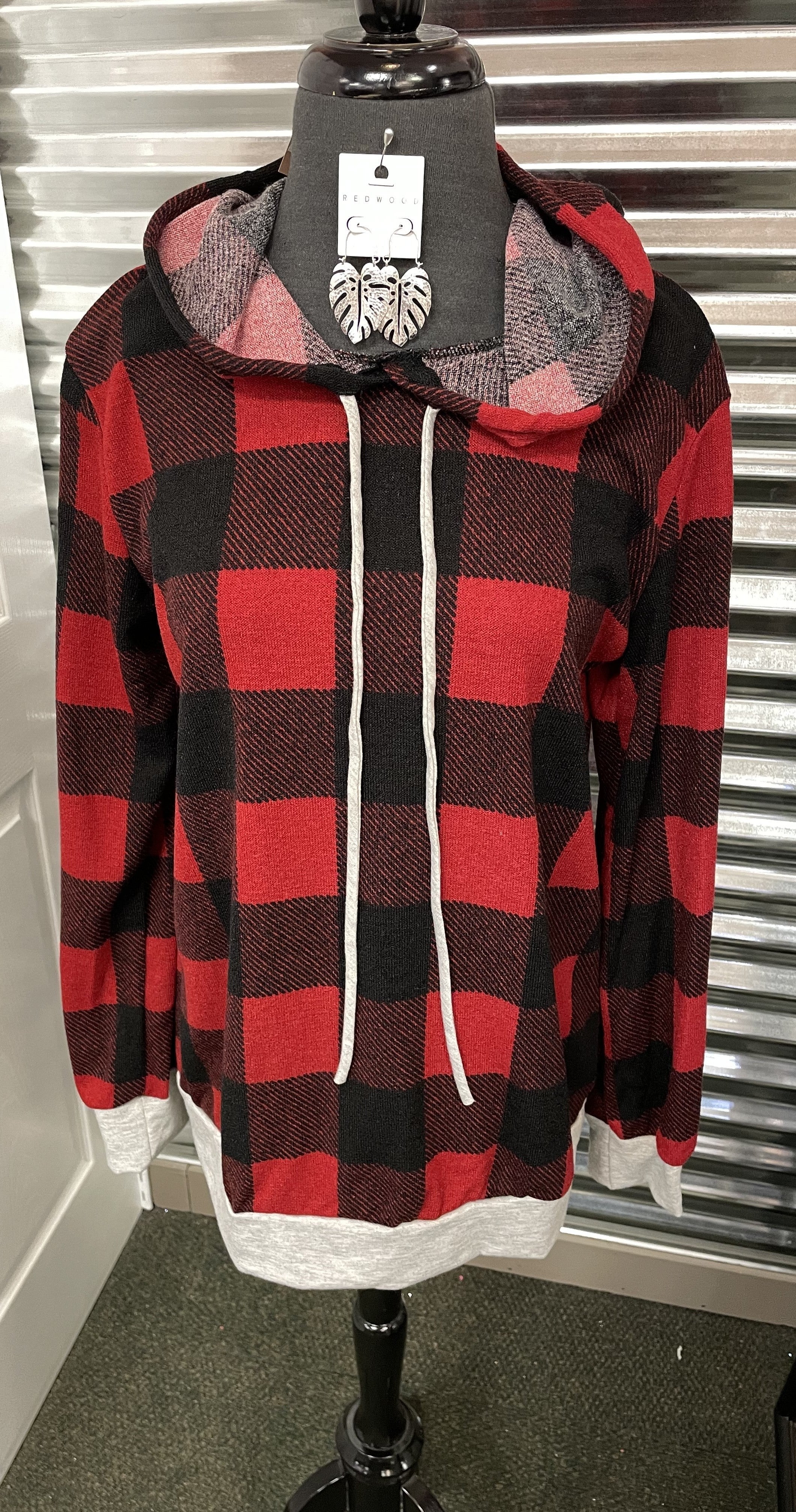 Buffalo Plaid Hoodie