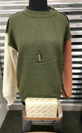Color Block Pullover