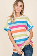 multi stripe top