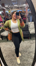 Olive Ombre Tie Dye Cardi