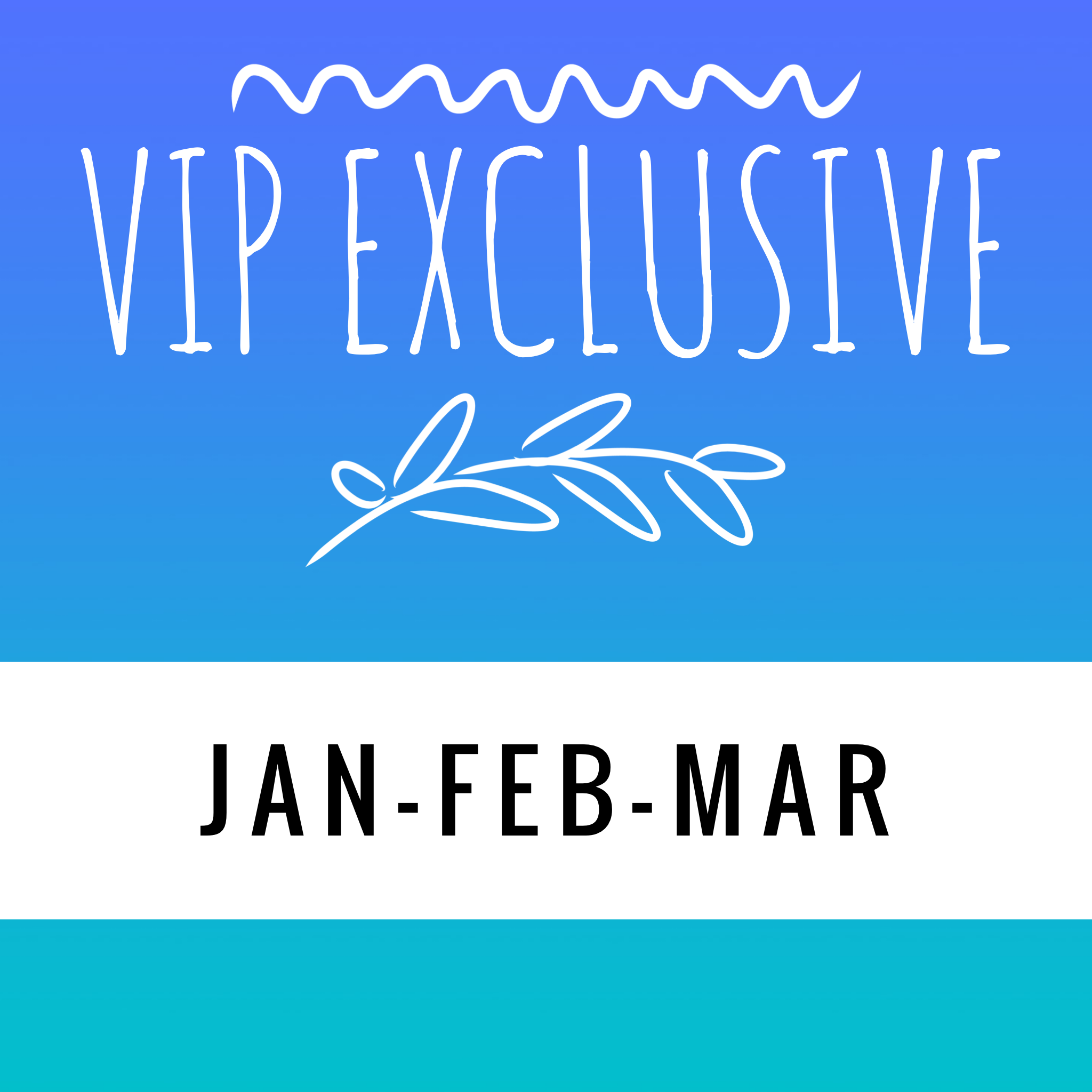 VIP Exclusive: Jan/Feb/Mar