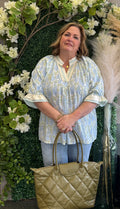 Spring Burst Vneck Top