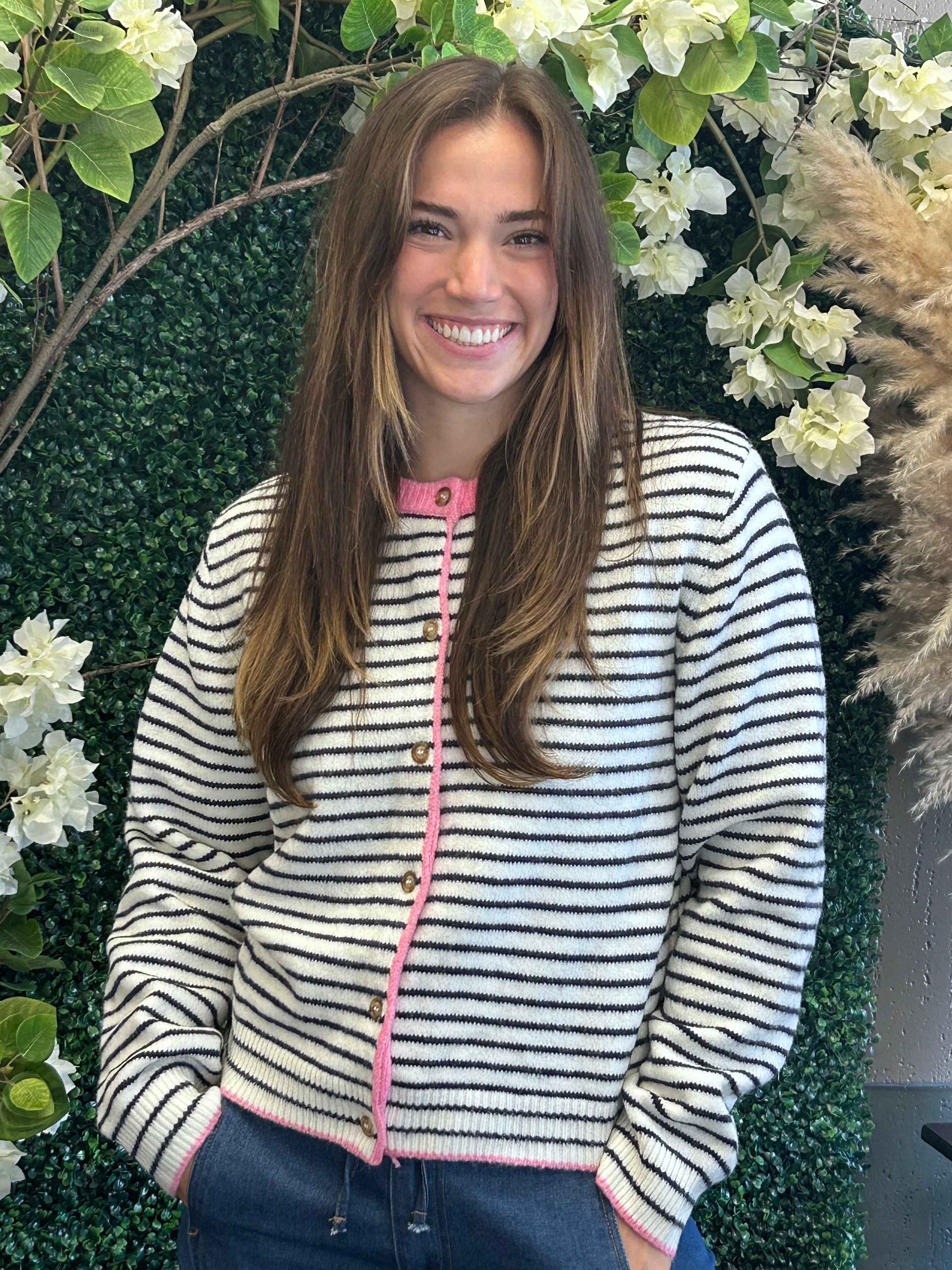 Sailor Stripe Cardigan